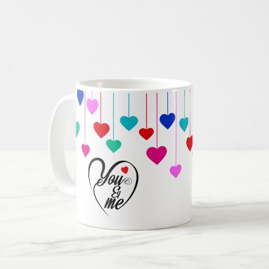 Mug Saint Valentin (Devant gauche)