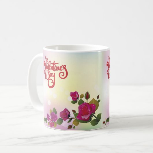 Mug Saint Valentin (Devant gauche)