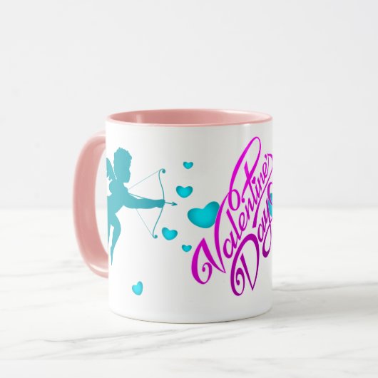 Mug Saint Valentin (Devant gauche)