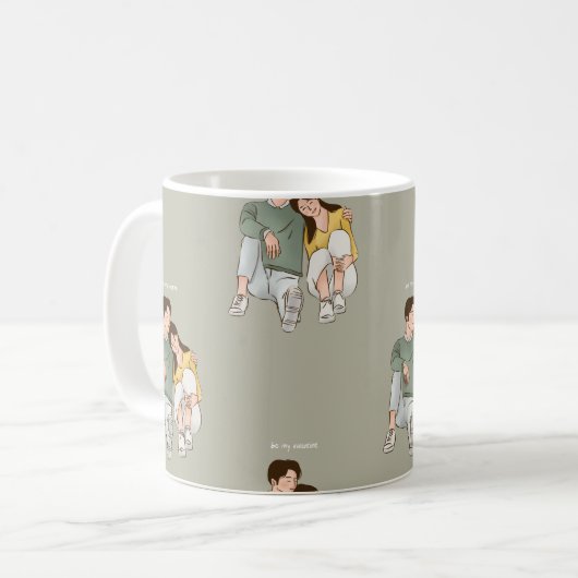 Mug Saint Valentin (Devant gauche)