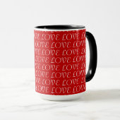 Mug Saint Valentin - Amour (Devant droit)