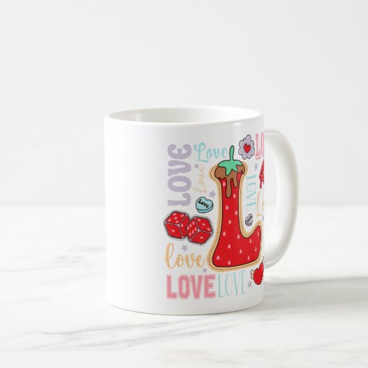 Mug Saint Valentin Amour (Devant droit)