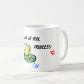 Mug Saint Valentin Amour drôle Baiser Frog (Devant droit)
