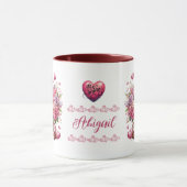 Mug Saint Valentin Amour Rose Ours (Centre)