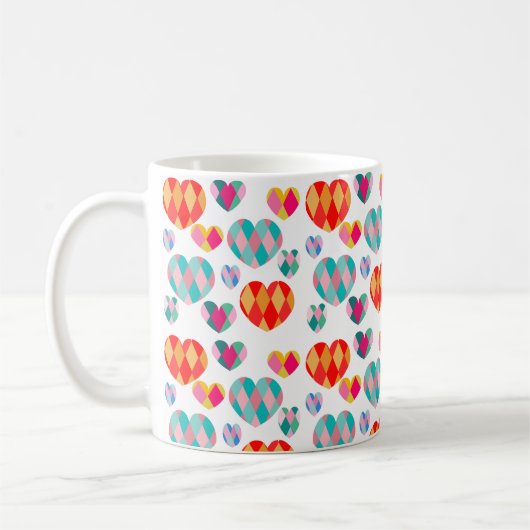Mug Saint Valentin Art déco (Gauche)