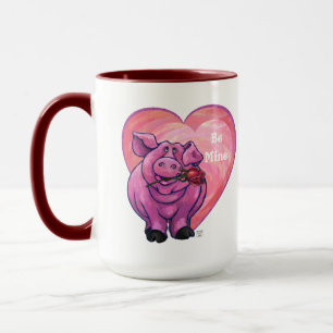Mug Saint Valentin au cochon