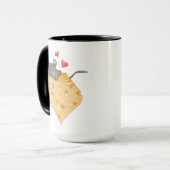 Mug Saint-Valentin au fromage (Devant gauche)