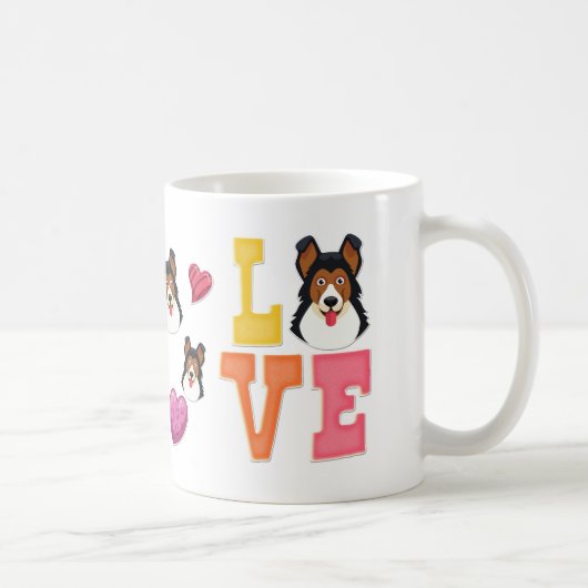 Mug Saint Valentin Berger allemand mignon Amoureux des (Droite)
