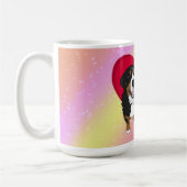 Mug Saint Valentin bernois de chien de montagne (Gauche)
