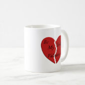 Mug Saint-Valentin brisé (Devant droit)