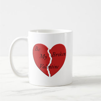 Mug Saint-Valentin brisé