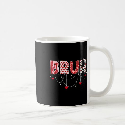 Mug Saint-Valentin Bruh Funny Mème Frère Salutation Te (Droite)