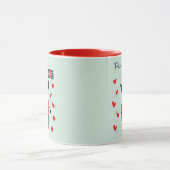 Mug Saint-Valentin Chat Rétro Milieu de Siècle (Centre)