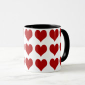 Mug Saint Valentin Coeur (Devant droit)