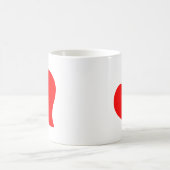 MUG SAINT-VALENTIN CŒUR ROUGE TENDANCE (Centre)