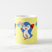 Mug Saint-Valentin Coeurs de pingouins (Centre)