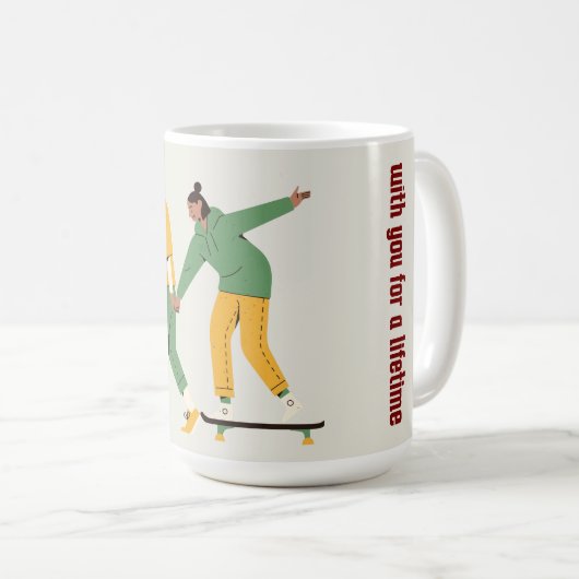 Mug Saint Valentin Couple (Devant droit)
