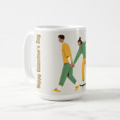 Mug Saint Valentin Couple (Devant gauche)