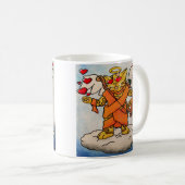 Mug Saint Valentin Cupid's Love Cat (Devant droit)