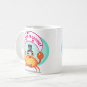 Mug Saint-Valentin de crabe (Devant gauche)