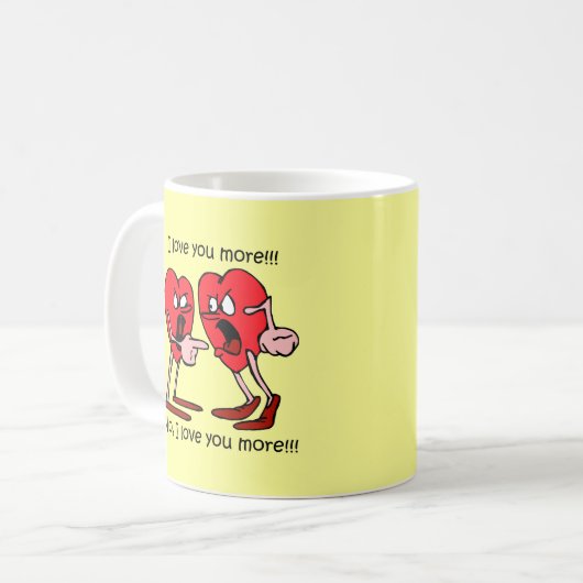 Mug Saint-Valentin drôle (Devant gauche)