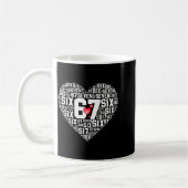 Mug Saint-Valentin Drôle 67 Meme Six Sept 6 7 Valent (Gauche)