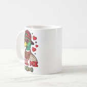 Mug Saint Valentin drôle Appelez-Moi Chasse au Canard (Devant gauche)