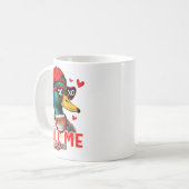 Mug Saint Valentin drôle Appelez-Moi Chasse au Canard (Devant gauche)