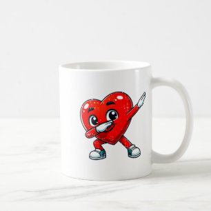 Mug Saint Valentin drôle Dabbing Heart Lover Hommes En