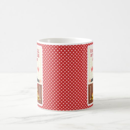 Mug Saint-Valentin drôle de mur de Donald Trump (Centre)