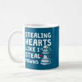 Mug Saint valentin drôle d'échecs volant cœur comme (Gauche)