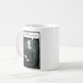 Mug Saint-Valentin drôle d'Emily Dickinson de poète (Devant gauche)