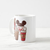 Mug Saint-Valentin Drôle Latte Amateur de Café (Devant gauche)