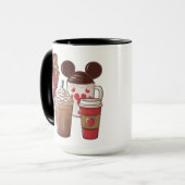 Mug Saint-Valentin Drôle Latte Amoureux du café  (Devant gauche)
