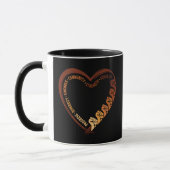 Mug Saint-Valentin du Mois de l'Histoire des Noirs Amé (Gauche)