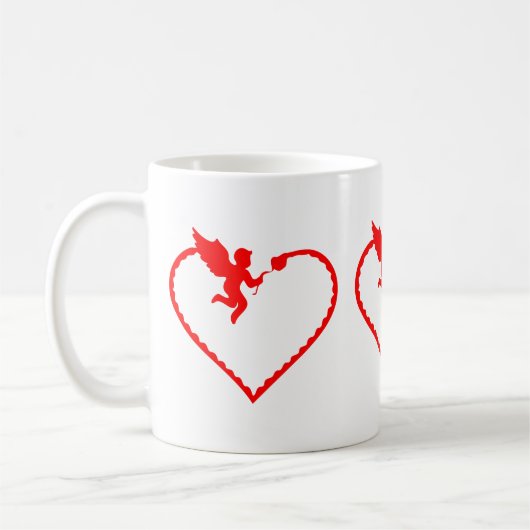 Mug Saint Valentin fête de l'amour (Gauche)