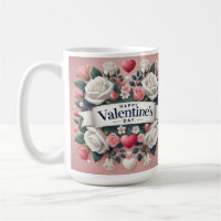 Saint Valentin Floral Coeur Design