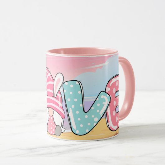 Mug Saint Valentin Gnome  (Devant droit)