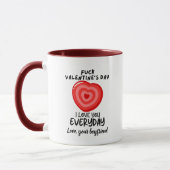 Mug Saint Valentin Je t'aime tous les jours (Gauche)