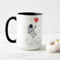 Mug Saint-Valentin - "Love You to the Moon"
