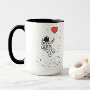 Mug Saint-Valentin - "Love You to the Moon" Mok