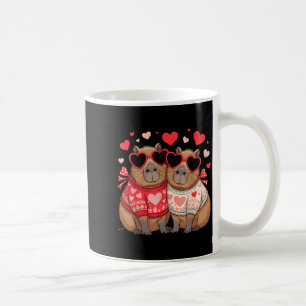 Mug Saint-Valentin mignon amoureux de capybara