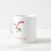 Mug Saint Valentin mignon coeur saignant de Whimsical (Devant gauche)