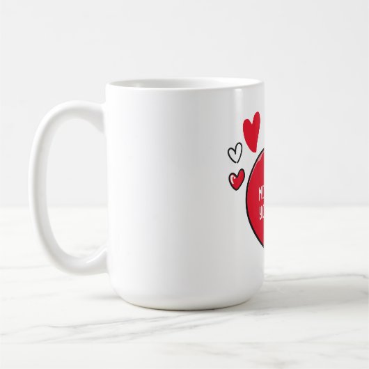 Mug Saint Valentin, Mlle vous (Gauche)