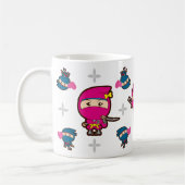 Mug Saint Valentin Ninja Girl (Gauche)