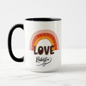 Mug Saint-Valentin nom personnalisé (Gauche)