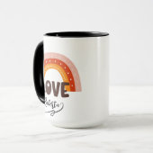 Mug Saint-Valentin nom personnalisé (Devant gauche)