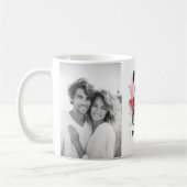 Mug Saint Valentin panda mignon tenant nom du coeur ph (Gauche)