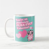 Mug Saint-Valentin parfait Chat mignon Saint-Valentin (Gauche)