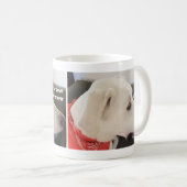 Mug Saint-Valentin Photo du profil de chien mignon Fur (Devant droit)